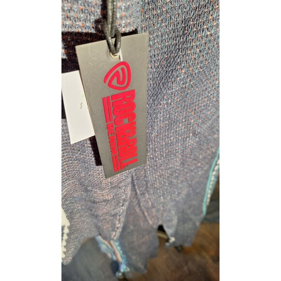 Aztec Southwestern Festival Bohemian Boho‎ Long Open Duster Cardigan Hood Fringe - Picture 7 of 8